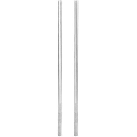 Steel winding bar with anti-slip handle, 1/2 inch diameter X 17.5 length, for Garage Door, Torsion Spring, 2 pieces.