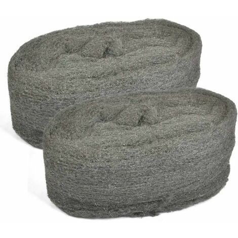 Steel Wool Pads Grade 0000 Steel Wool Polishing Tool Steel Wire Fine Wool Polishing Pads Steel Wool for Maintenance and Finishing of Wood, Glass, Metal, Stone
