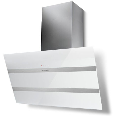 STEELMAX800 Hotte decorative murale FABER Blanche