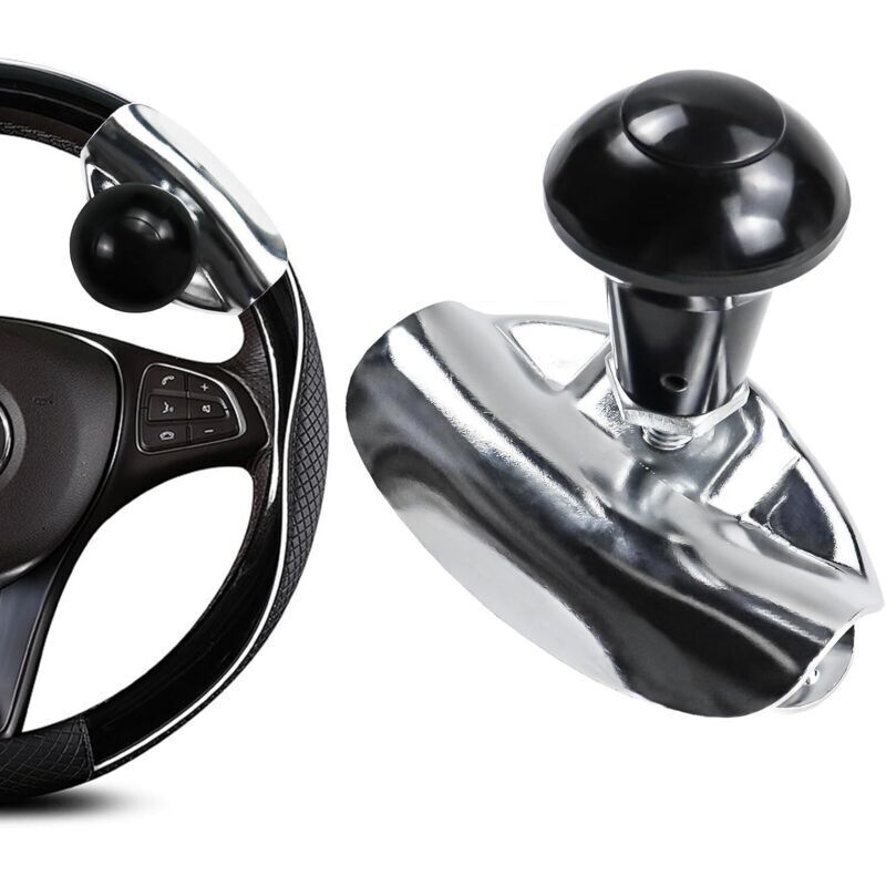 Steering Wheel Ball for Cars, Steering Wheel Knob, Car Spinner, Universal Steering Wheel Knob, Car Tuning Accessory for Cars, Tractors, and Lawn