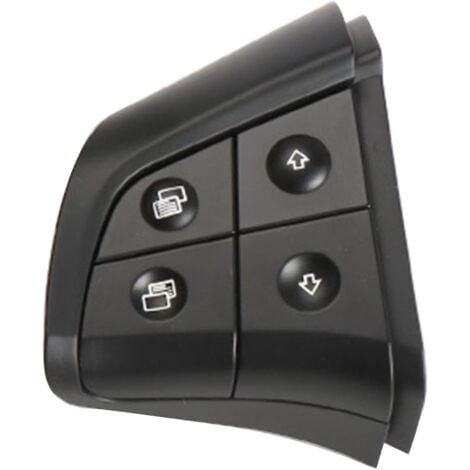 Steering Wheel Control Buttons Replacement for Mercedes Benz W164 W245 W251 GL350 ML350 R280 B180 B200 B300 ML GL BR-Class (Black Left 4 Buttons)
