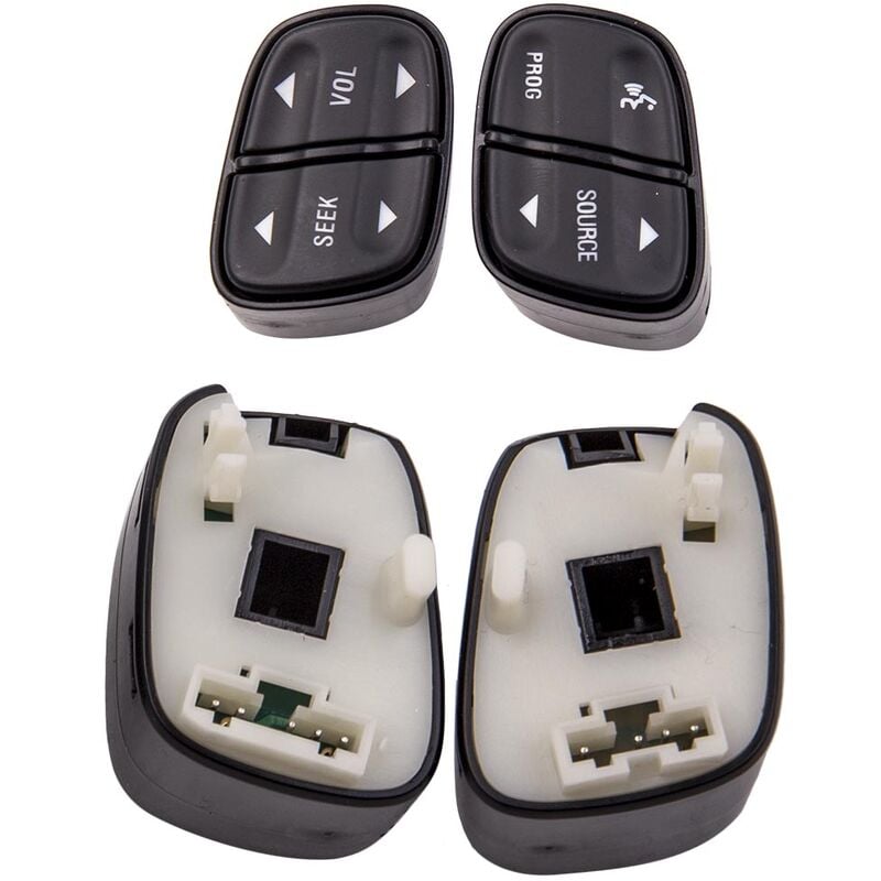 4pcs Kit de boutons de commande de volant multifonctions pour Chevrolet gmc