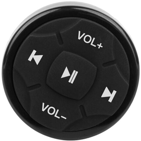 Steering Wheel Remote Control,Wireless Bluetooth 4.0 Media Button Music Play Control for IOS/Android