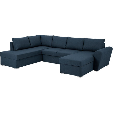 Stefan Schlafsofa Chaiselong rechts, blau.