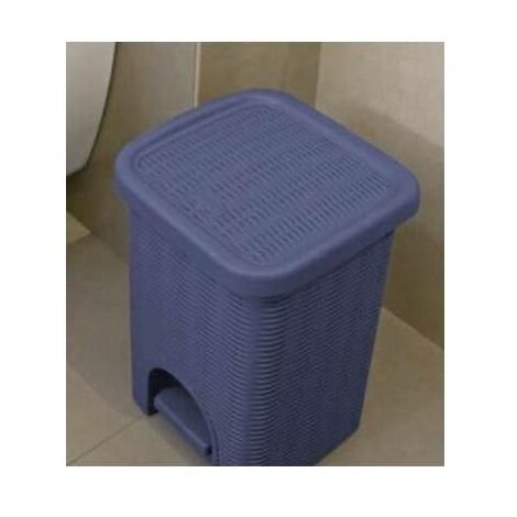 Stefanplast 30814 Pattumiera da Bagno Elegance Blu Navy 20Lt 31x27,5x39cm