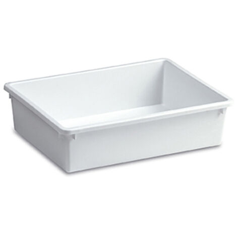 Stefanplast bacinella contenitore frigo in polipropilene 10 lt bianco per alimenti