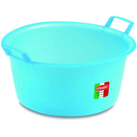 Stefanplast BACINELLA TONDA AZZURRA  lt. 7 - Ø cm. 30x15 h