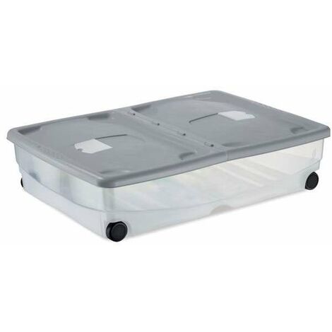 Stefanplast Box Contenitore Supermario - Trasparente/Colorato - 80x60x18 cm