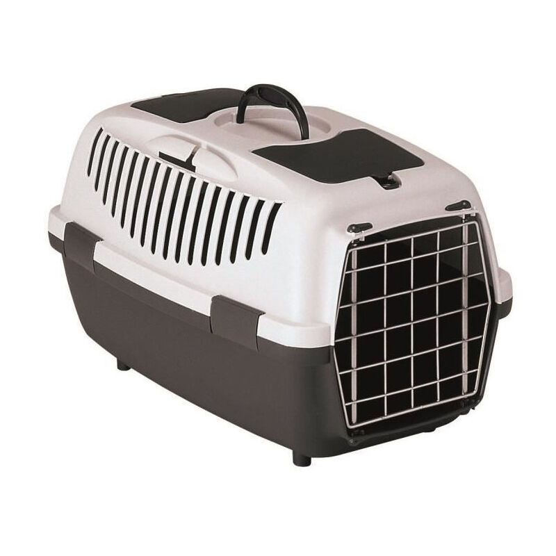 Box de transport Gulliver 48x32x31cm - Blanc - Pour chien - Stefanplast
