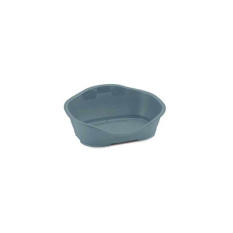 

Stefanplast - Cesta de plástico para dormir 2. 68,5 x 49 cm. Azul claro. para el perro.
