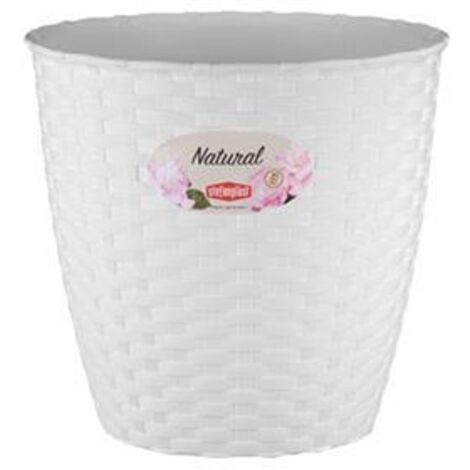 Stefanplast Coprivaso Rattan 19cm Bianco