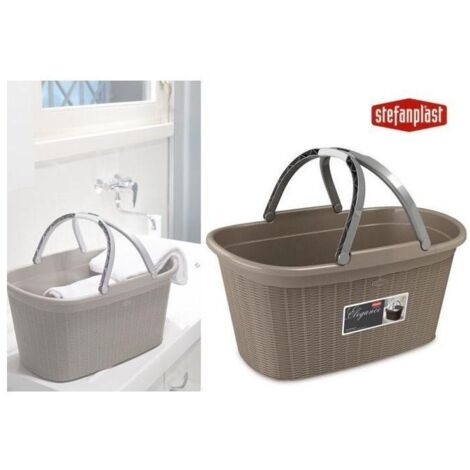 STEFANPLAST ELEGANCE 3863300 PANIER, PLASTIQUE, TAUPE, 38 X 58 X 28 CM STEFANPLAST S.P.A. 30201