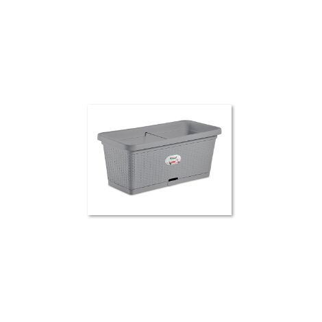 STEFANPLAST - FIORIERA NATURAL 80CM STONE GREY