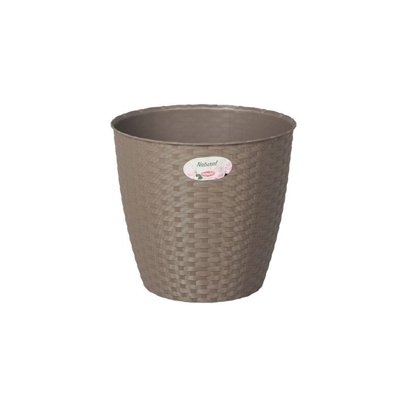 

Stefanplast 10006819 Vaso, 19 X 18 Cm, Taupe, 19X18X10 Cm