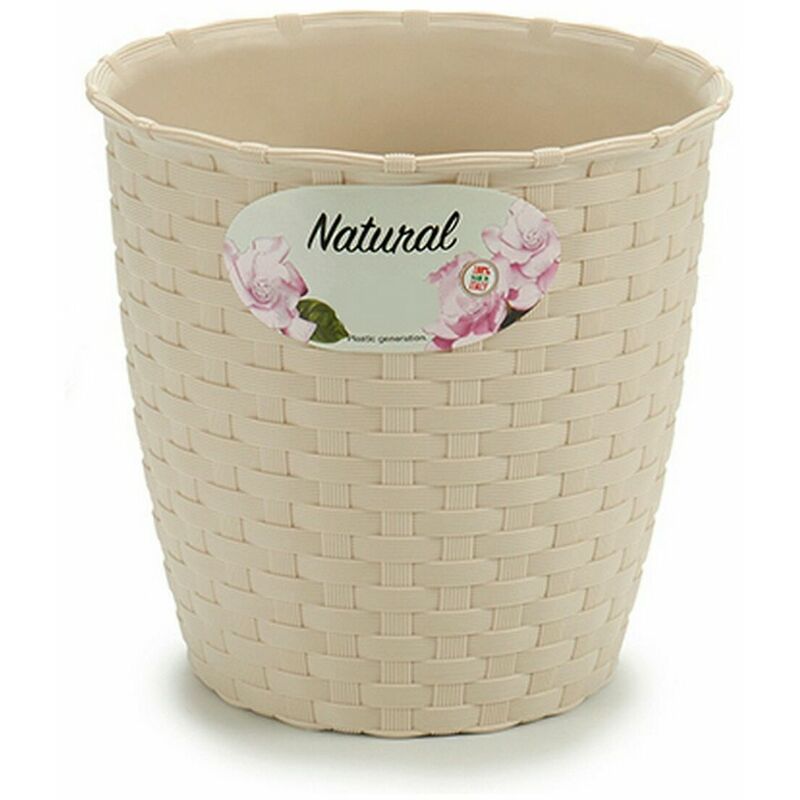 

Stefanplast Macetero Plástico Natural Camel (14 x 12,5 x 14 cm)