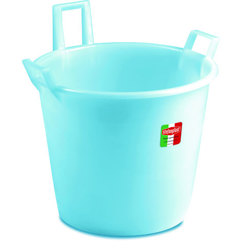 Stefanplast MASTELLOTTO A 3 MANICI AZZURRO lt. 65 - Ø cm. 55x42 h