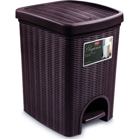 Stefanplast PATTUMIERA BAGNO ELEGANCE Lt.20 - cm. 31x27,5x39 h col. Bianco