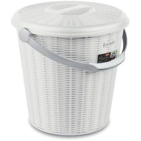 Stefanplast Pattumiera Elegance 10Lt Bianco