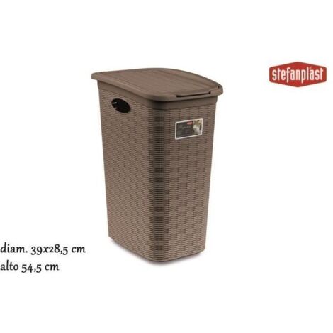 Stefanplast Porta Biancheria Elegance 36Lt Tortora