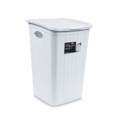 STEFANPLAST Portabiancheria Elegance 50lt Bianco