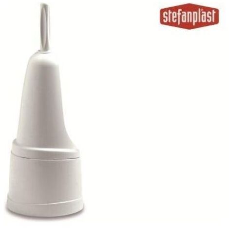 STEFANPLAST PORTE-BROSSE WC NUOVO STORNO, PLASTIQUE, BLANC, 30 X 15 X 40 CM 10540