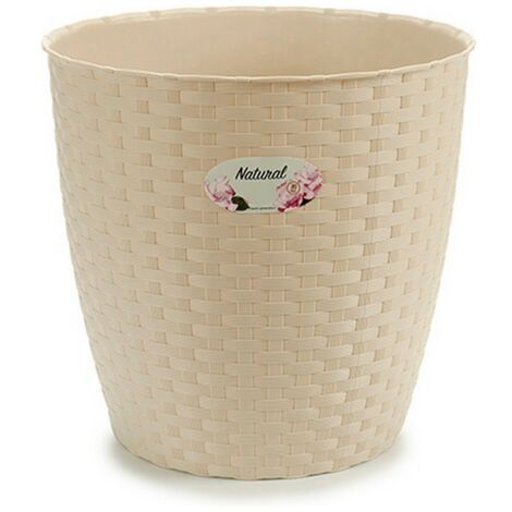 Stefanplast pot de fleurs Natural 29 x 26,5 cm beige