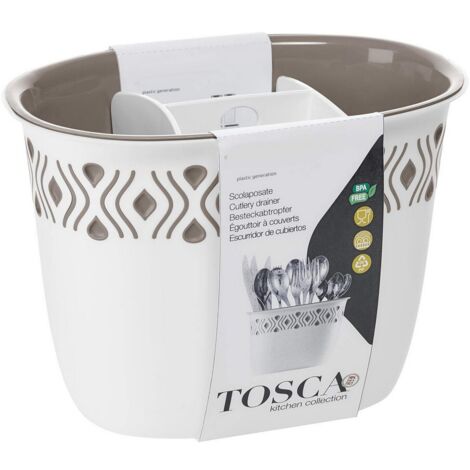 Stefanplast Scolaposate Tosca 19,5x13,5cm in Resina Tortora