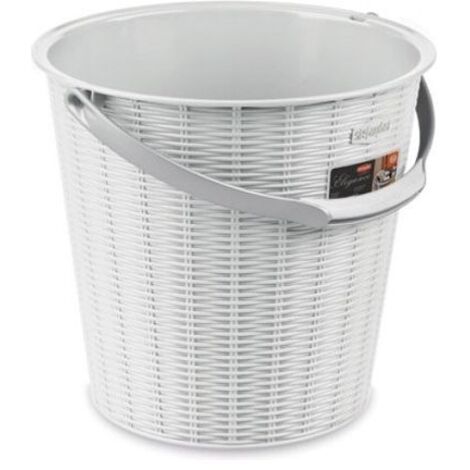 Stefanplast Secchio Moplen Elegance 10Lt Bianco