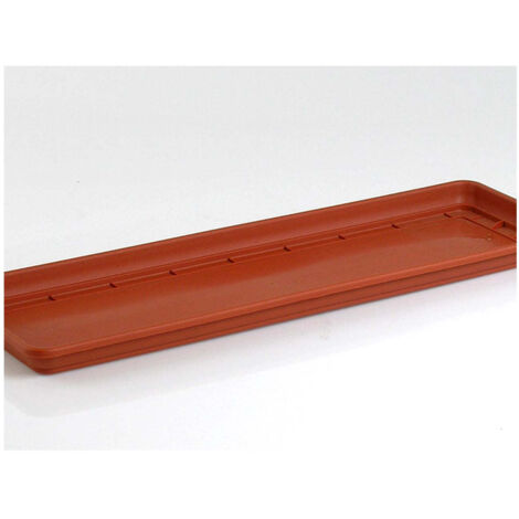 Stefanplast Sottovaso in Plastica medio Rettangolare Coccio 58.50X17