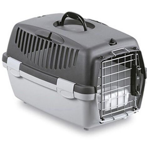 Stefanplast trasportino gulliver 1 delux per cani gatti 48x32x31 cm con chiusura di sicurezza