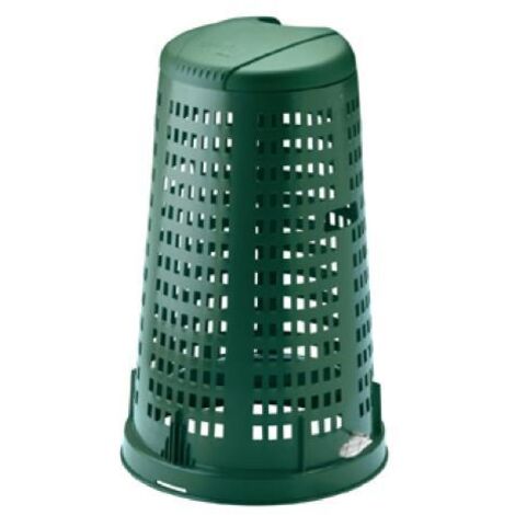 Stefanplast Trespolo Da Giardino Eco Con Coperchio 100 Lt Verde