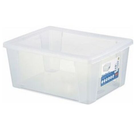 STEFANPLAST VISUAL BOX MULTIPURPOSE COQUE, PETITE, 19 X 16 X 10 CM, TRANSPARENT 12990