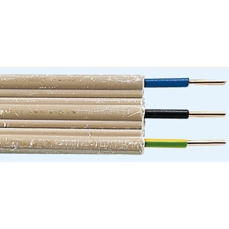 Stegleitung NYIF-J 3 x 1,5 - 10 Meter, beige Kabel & Leitungen