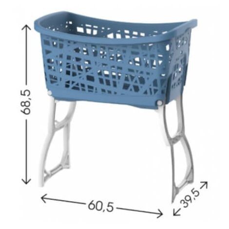 IPERBRIKO Stehender Wäschekorb Bama 70165