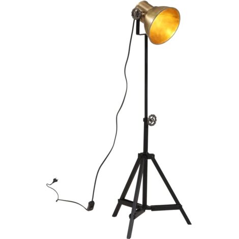 Stehlampe 25 W antikmessing 35x35x65/95 cm E27