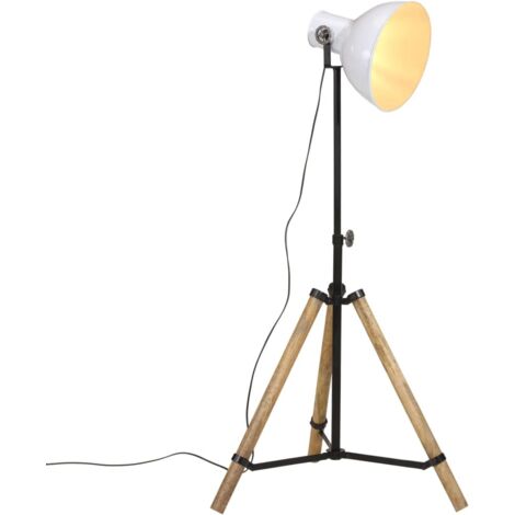 Stehlampe 25 W weiß 75x75x90-150 cm E27