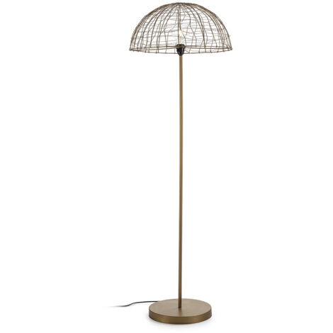 Stehlampe 50X50X157 Antiker goldener Draht/Metall