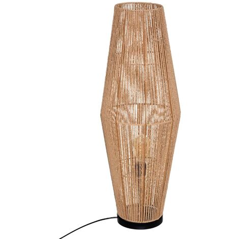 HOMEMAISON Stehlampe "Aissa", Metall &amp Papier H83 cm