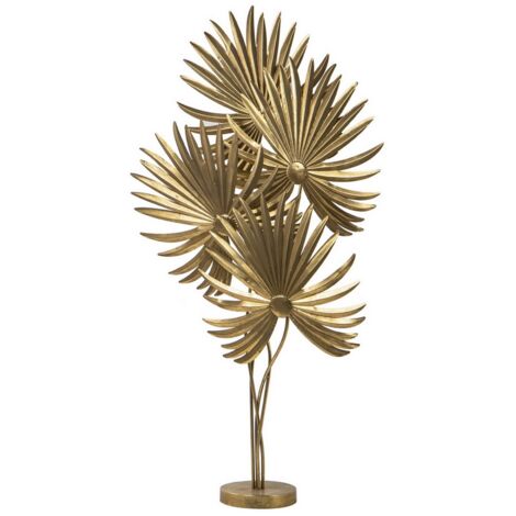 Stehlampe aus goldenem Metall 102x30x194 cm