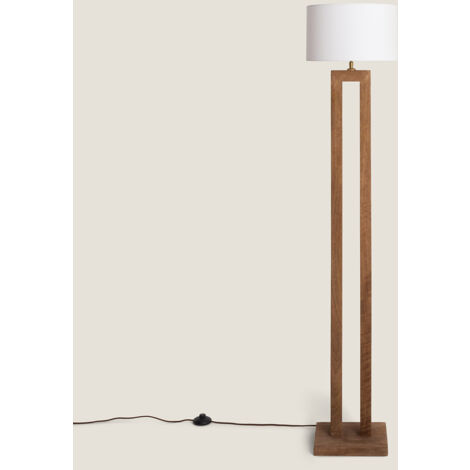 Stehlampe aus Holz Abner Natürlich