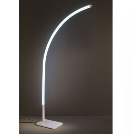 Stehlampe aus opalweißem Methacrylat Cm. 70 x 24 x 192 Std