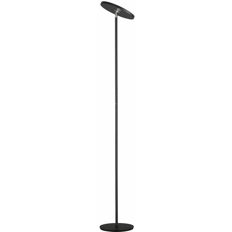 Etc-shop - Stehlampe dimmbar Modern LED Stehleuchte schwarz Deckenfluter dimmbar, Tastdimmer, Spot schwenkbar, 1x LED 41W 4000Lm 2700-6500K, DxH