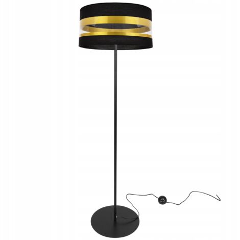 Stehlampe Goldener Lampenschirm Elegante Farben