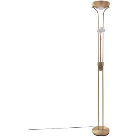 Stehlampe "Josefin" aus Metall dimmbar für Wohnzimmer & Esszimmer von Lindby