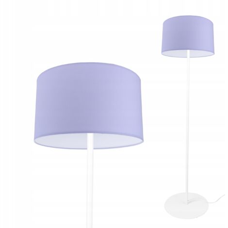 Stehlampe mit buntem, modernem LED-Schirm