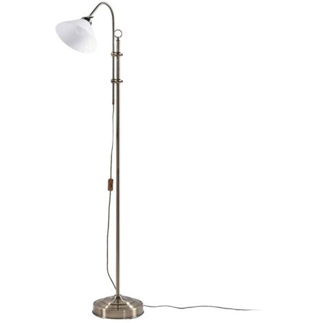 Stehlampe "Otis" aus Glas für Wohnzimmer & Esszimmer von Lindby