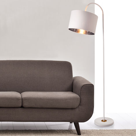 Stehlampe Toledo Weiß [lux.pro]