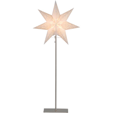 Stehlampe Weihnachtsstern Sensy, E14, 83 cm