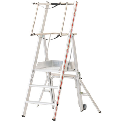Stehleiter 3 Stufen - Max. Arbeitshöhe 2.69m - 838303