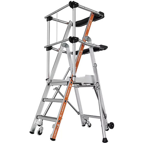 Stehleiter 3 Stufen - Maximale Arbeitshöhe 2,70m - 2274163